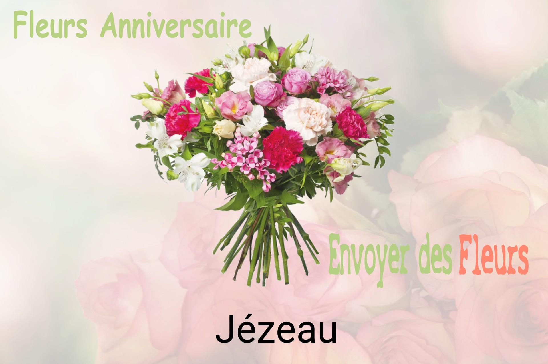 Bouquet de fleurs d’anniversaire livré à Jézeau